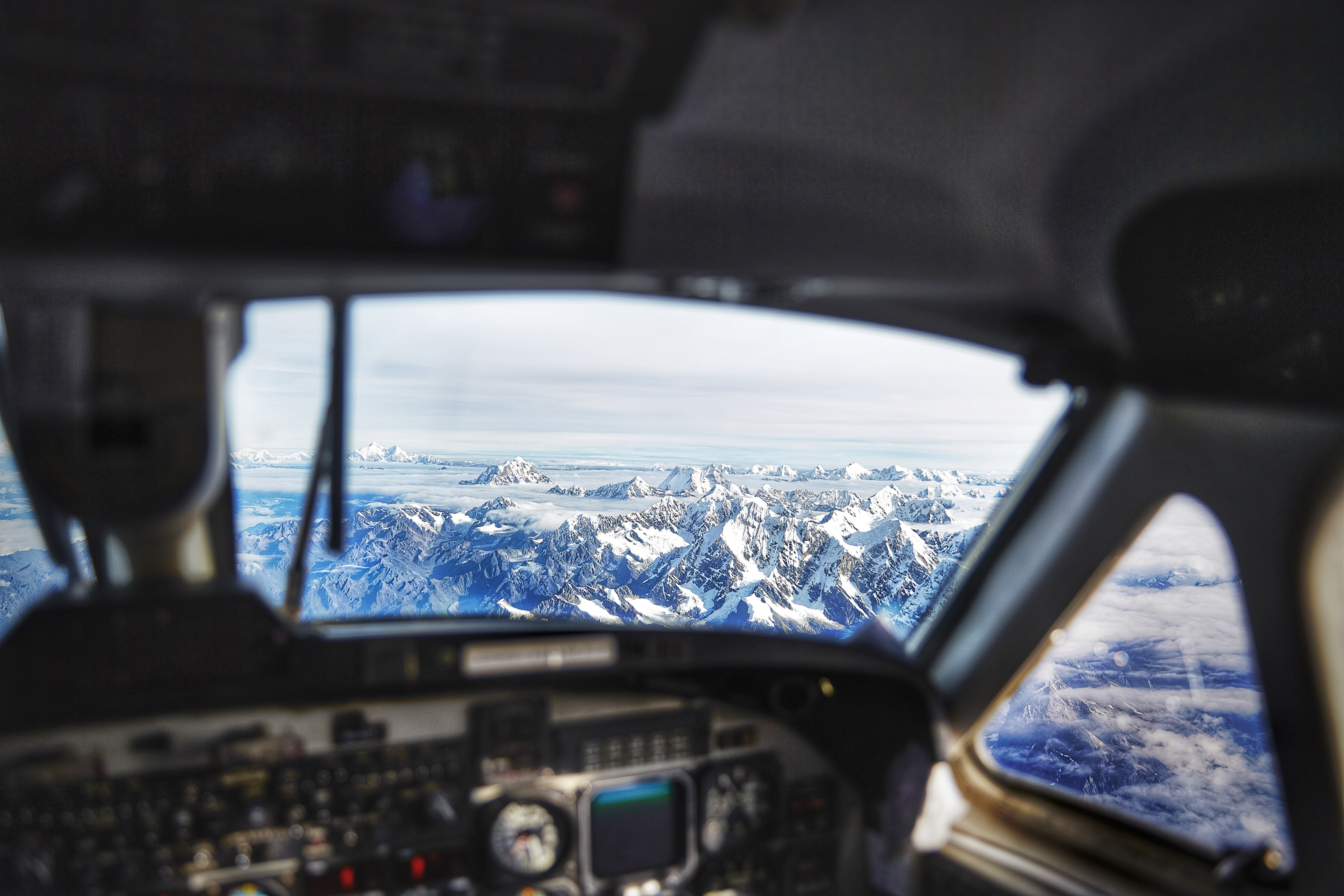 View from Buddha Air's Cockpit 